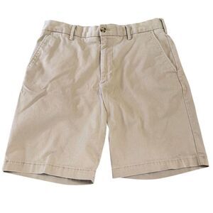 Izod Men's Khaki Shorts Size 32 Beige Casual Summer